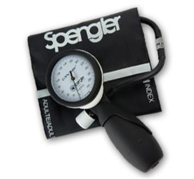 Sphygmomanomètre (tensiomètre) manuel sans latex, pour adultes.