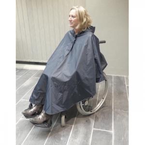 Cape impermable pour fauteuil roulant et scooter